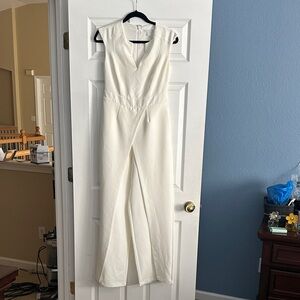 New York & Company White Jumpsuit